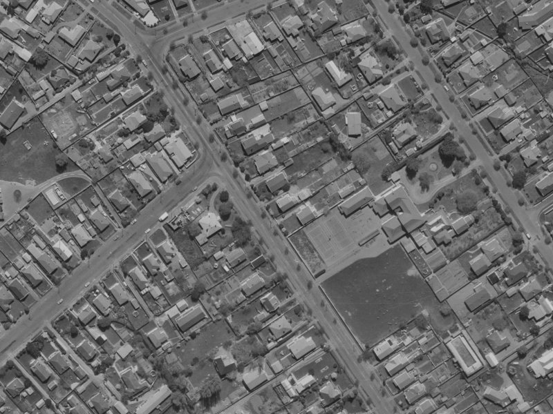 94 Condell Avenue from the air, 1970-1974