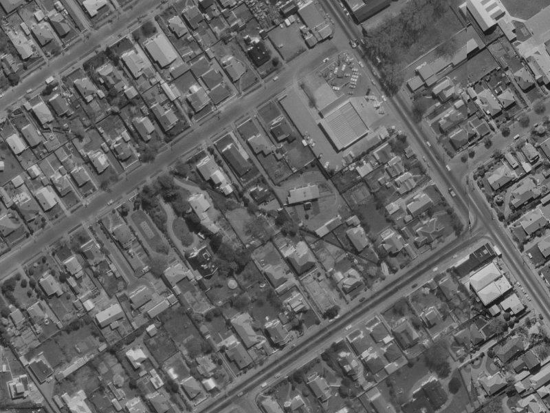 40 Blair Avenue from the air, 1970-1974