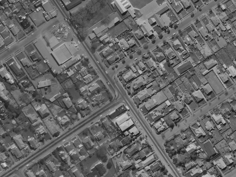 453 Papanui Road from the air, 1970-1974