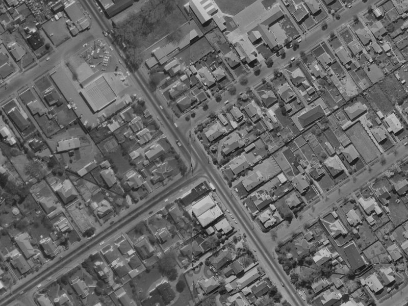 444 Papanui Road from the air, 1970-1974