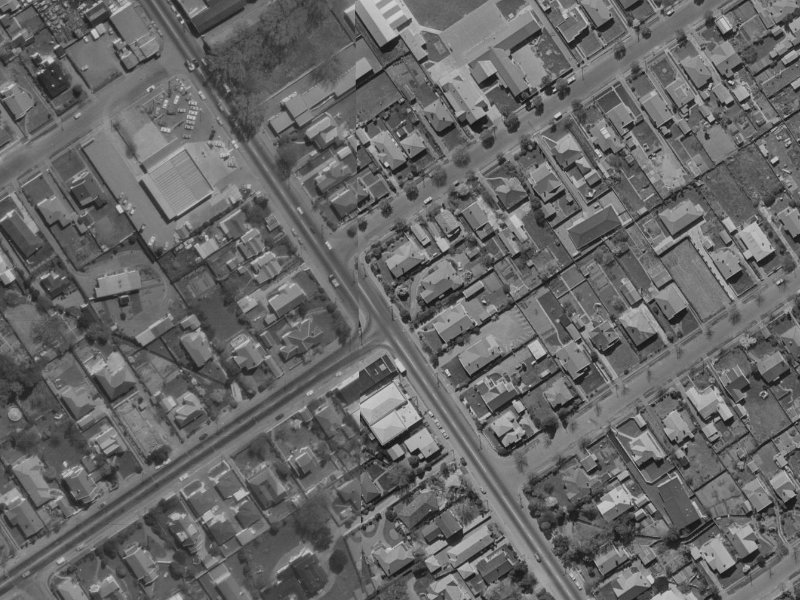442 Papanui Road from the air, 1970-1974