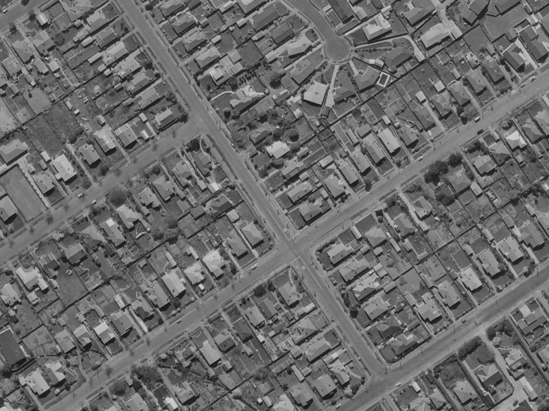 Rayburn Avenue from the air, 1970-1974