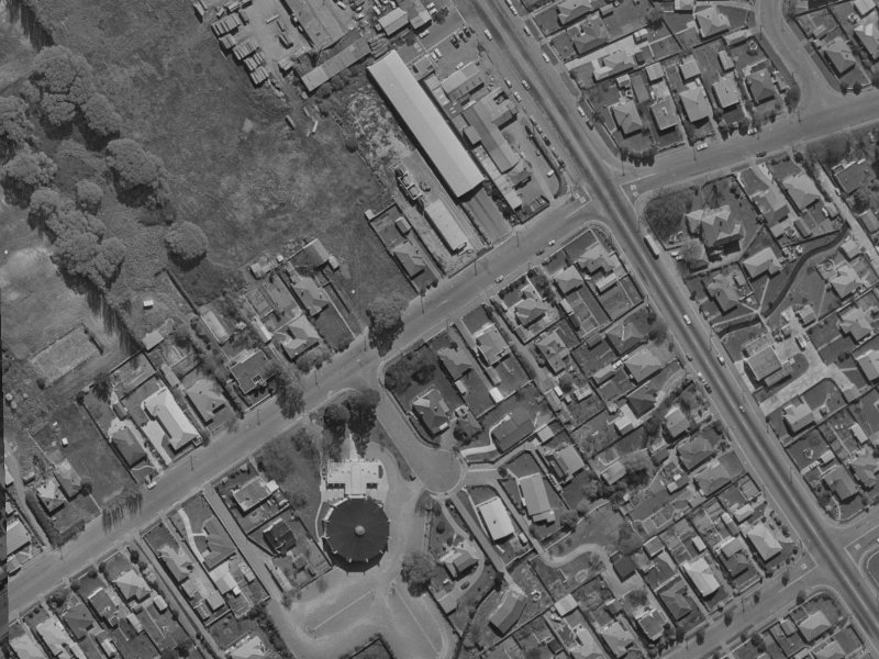 McFaddens Road from the air, 1970-1974