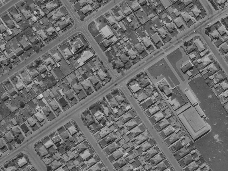 354 Innes Road from the air, 1970-1974