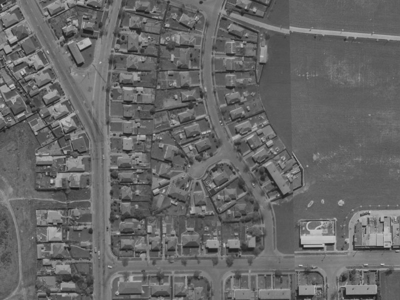 Lynn Place from the air, 1970-1974
