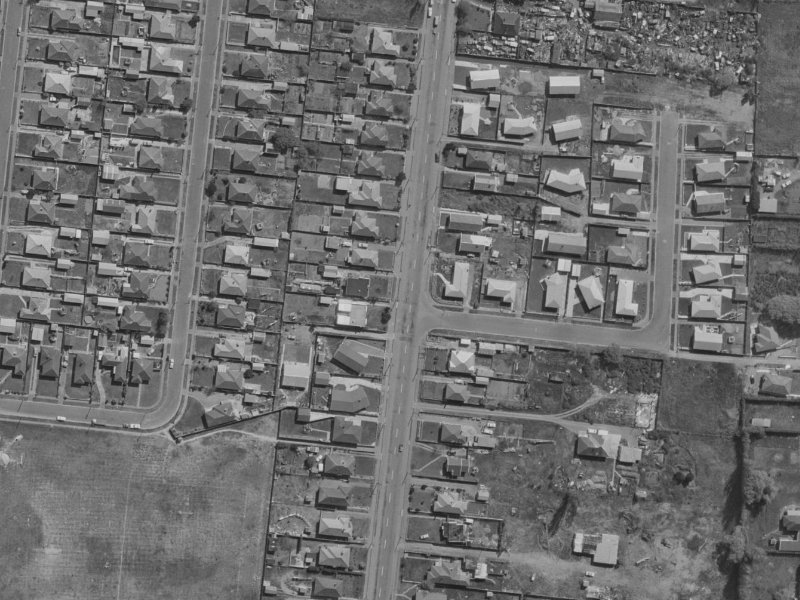 99 Bower Avenue from the air, 1970-1974