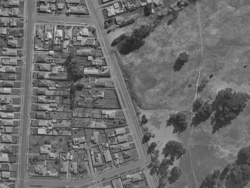 212 Keyes Road from the air, 1970-1974