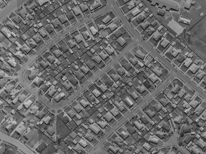 11 Appleby Crescent from the air, 1970-1974