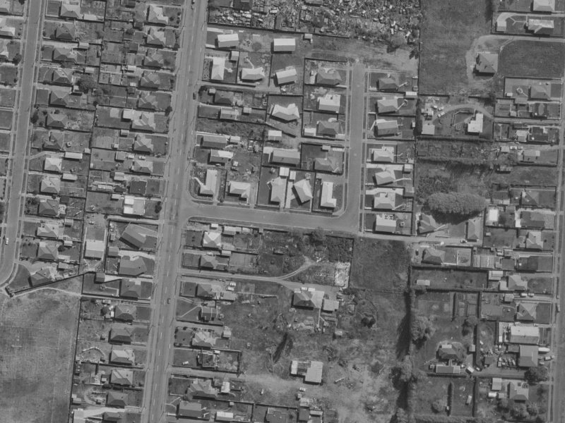 2A Thurso Place from the air, 1970-1974