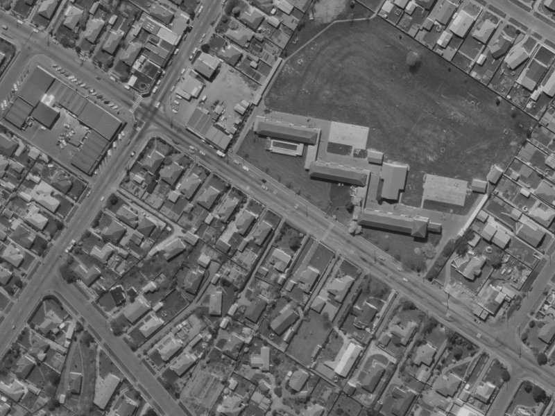 269 Wairakei Road from the air, 1970-1974