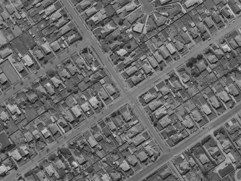 23 Rayburn Avenue from the air, 1970-1974