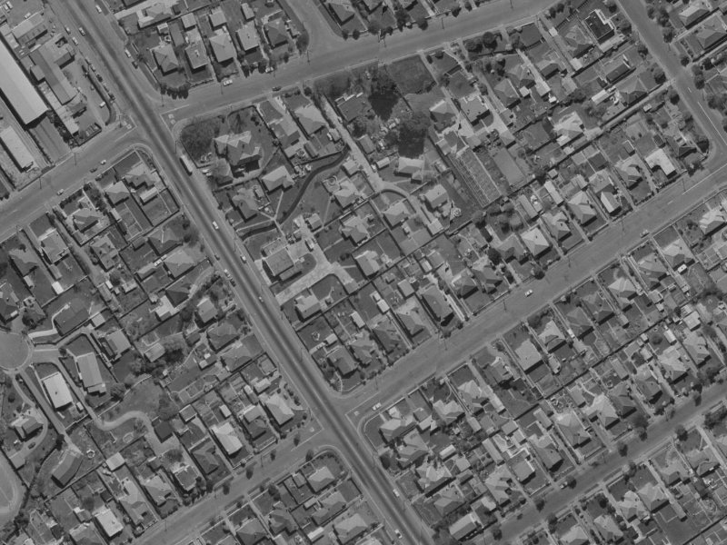 274 Cranford Street from the air, 1970-1974