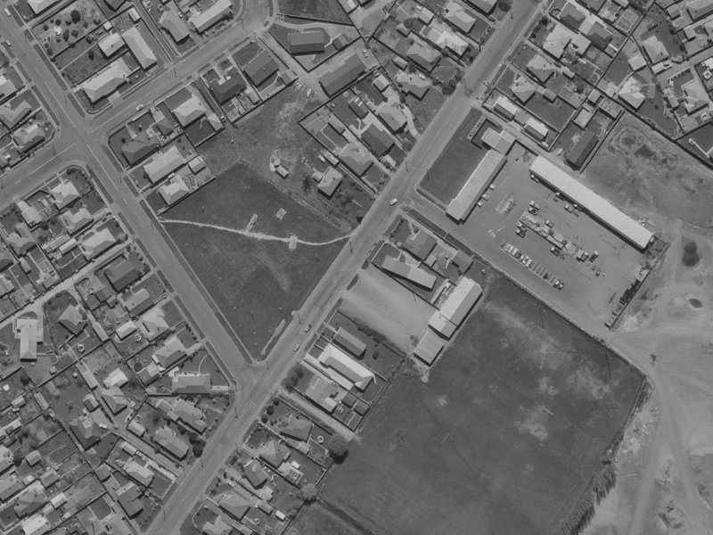 265 Westminster Street from the air, 1970-1974