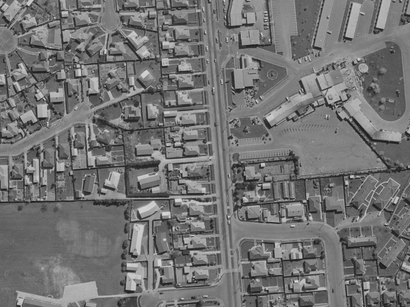 109 Marshland Road from the air, 1970-1974
