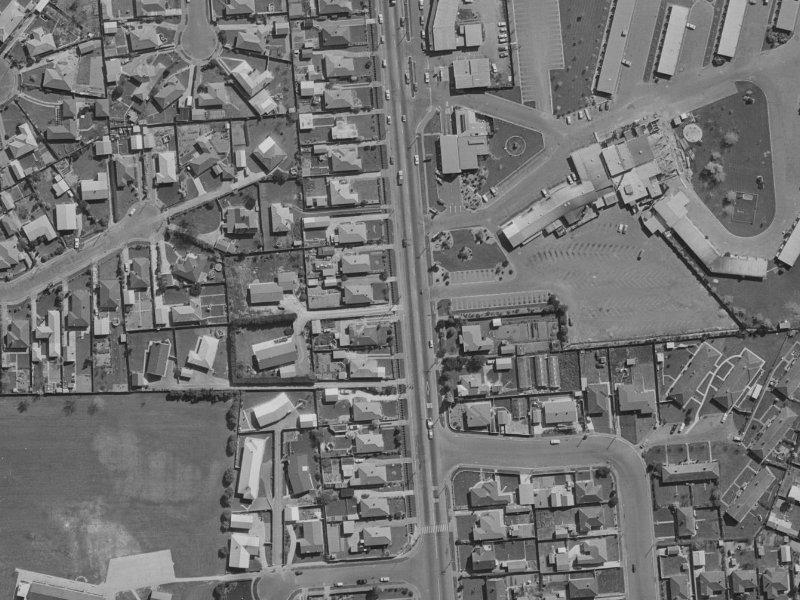 115 Marshland Road from the air, 1970-1974