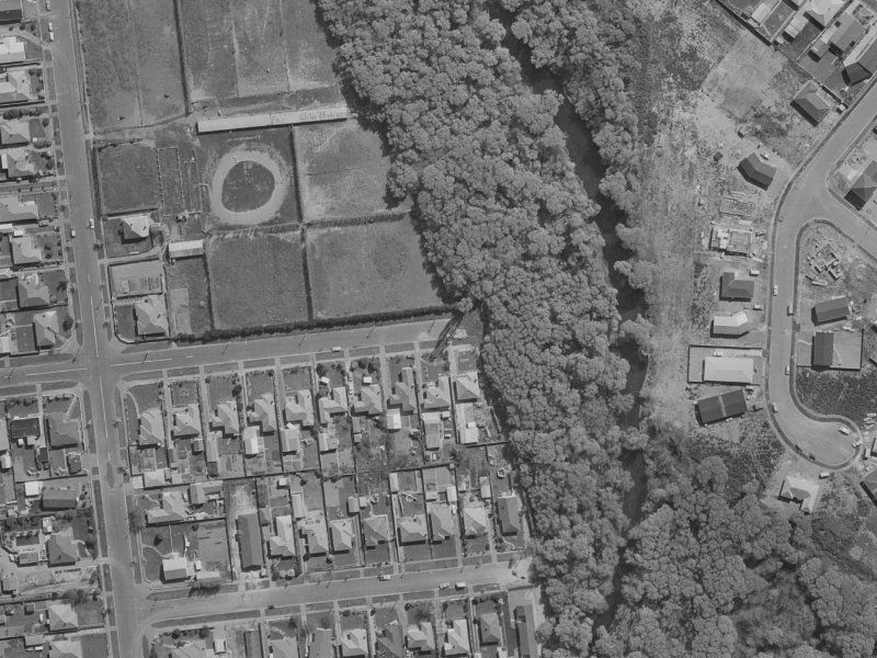 43 Liggins Street from the air, 1970-1974