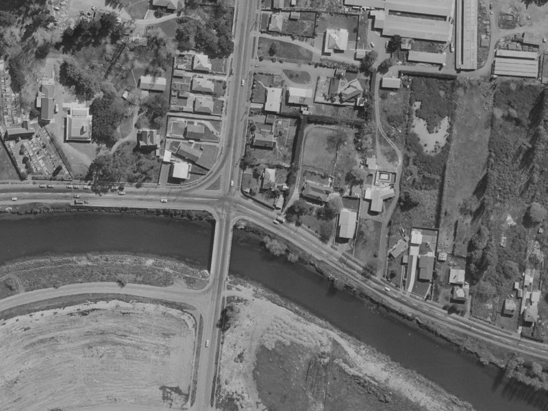 2A Bassett Street from the air, 1970-1974