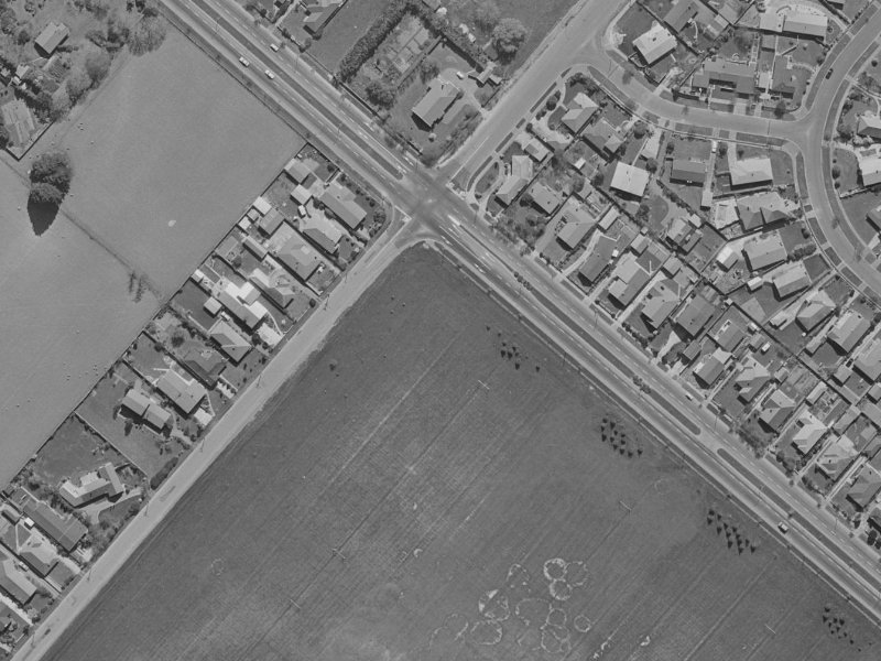 347–361 Memorial Avenue from the air, 1970-1974