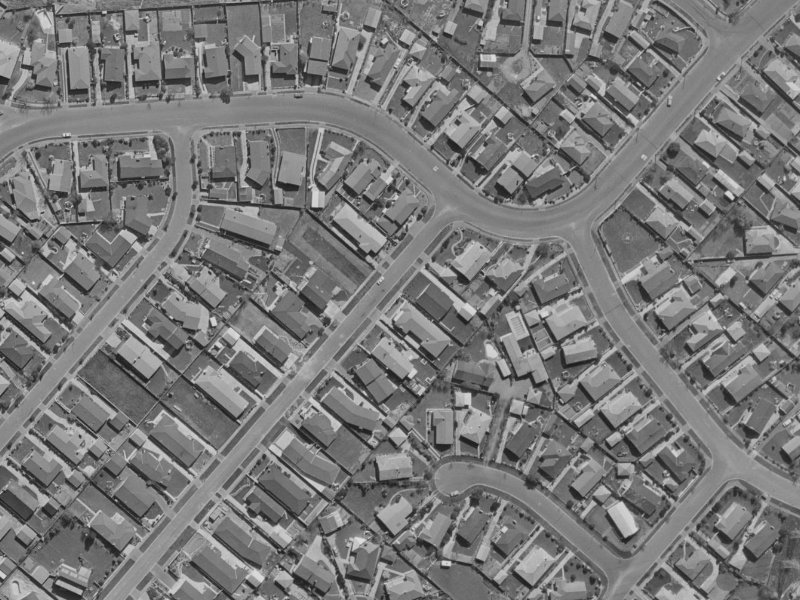 30 Hartford Street from the air, 1970-1974