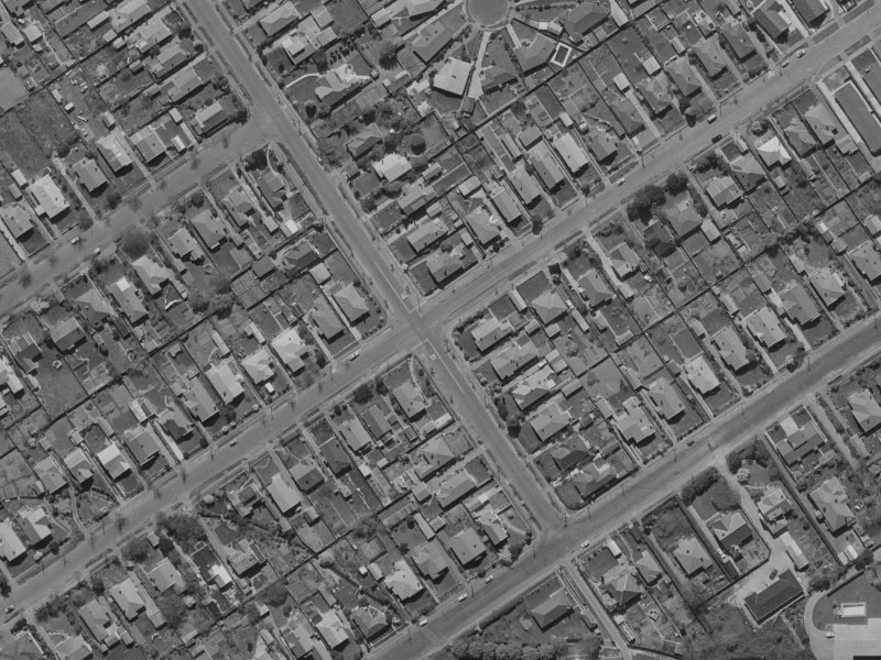 18 Rayburn Avenue from the air, 1970-1974