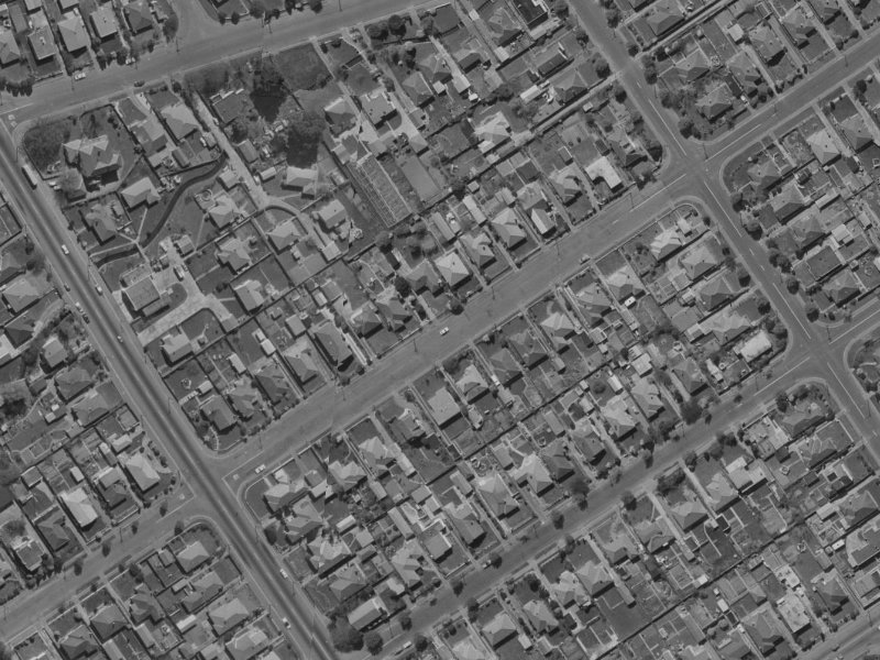 225 Weston Road from the air, 1970-1974