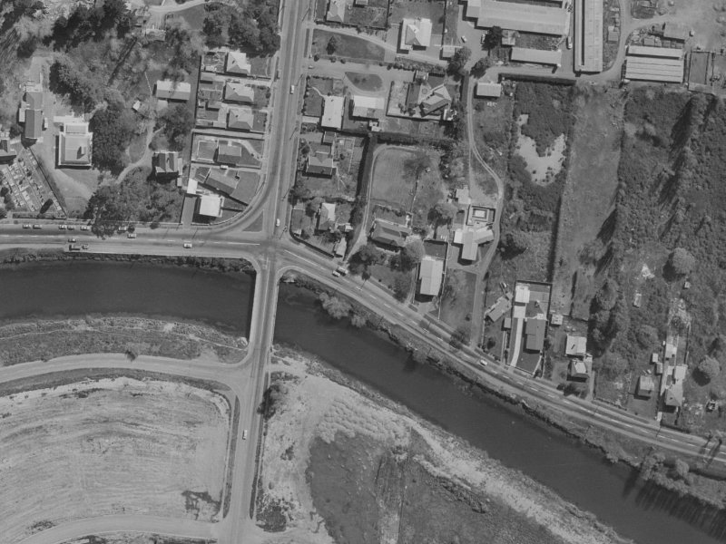 311 New Brighton Road from the air, 1970-1974