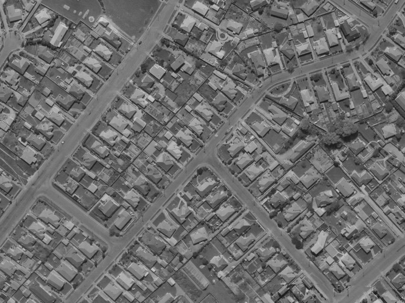 37 Hudson Street from the air, 1970-1974