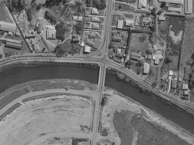 309 New Brighton Road from the air, 1970-1974
