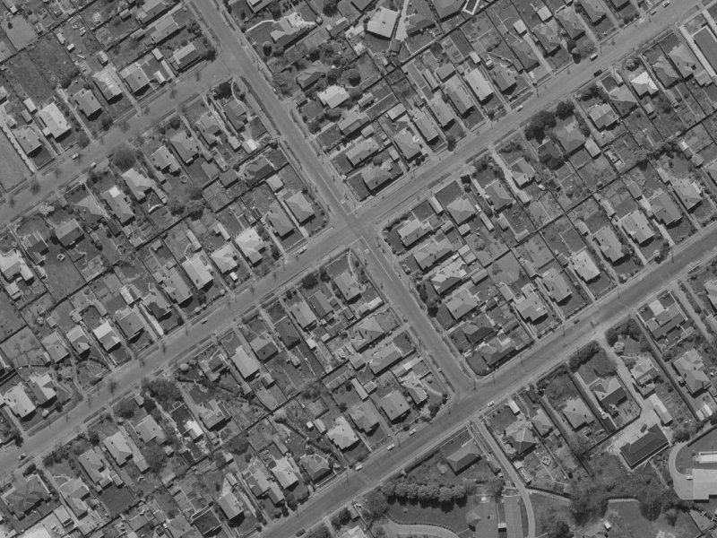 50 Perry Street from the air, 1970-1974