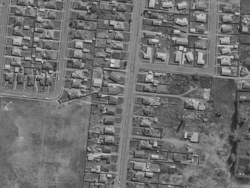 89 Bower Avenue from the air, 1970-1974