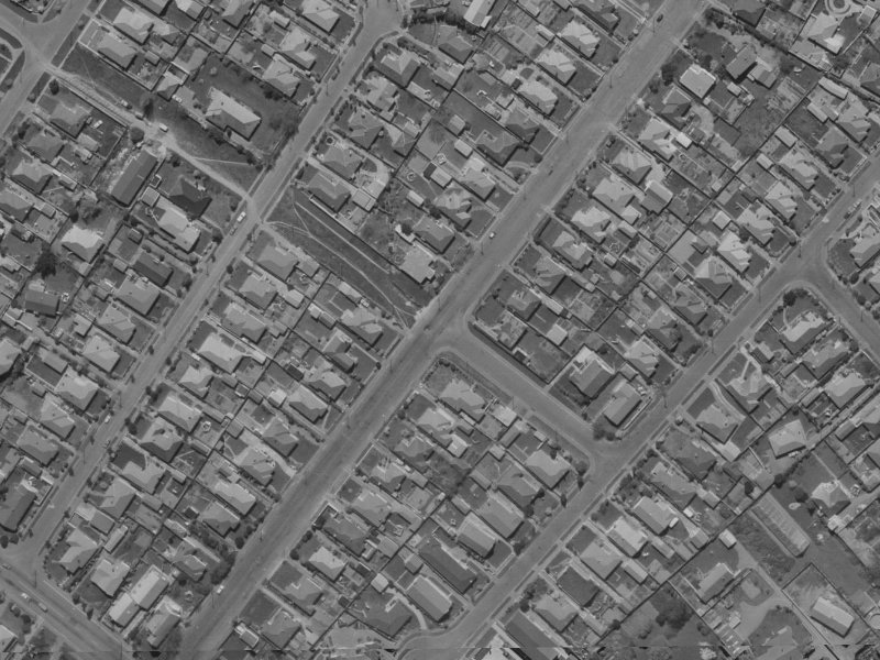 21D Jennifer Street from the air, 1970-1974
