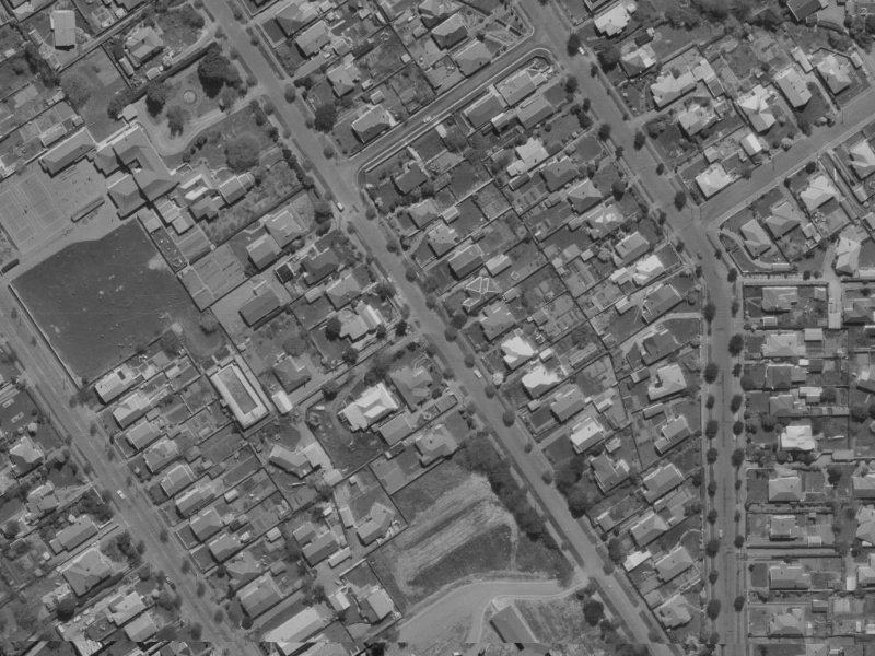 49 Windermere Road from the air, 1970-1974