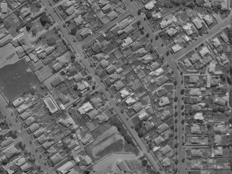 27 Saint James Avenue from the air, 1970-1974