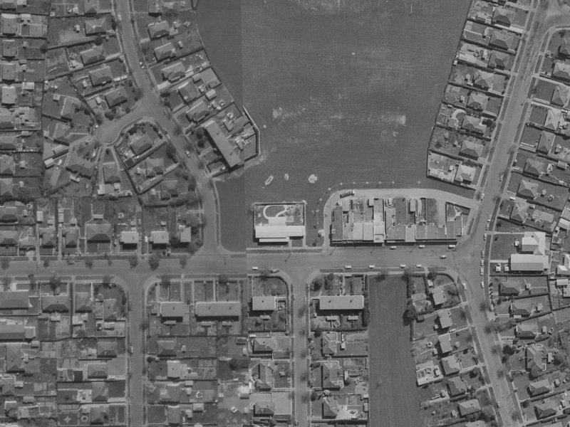 17 Acheson Avenue from the air, 1970-1974