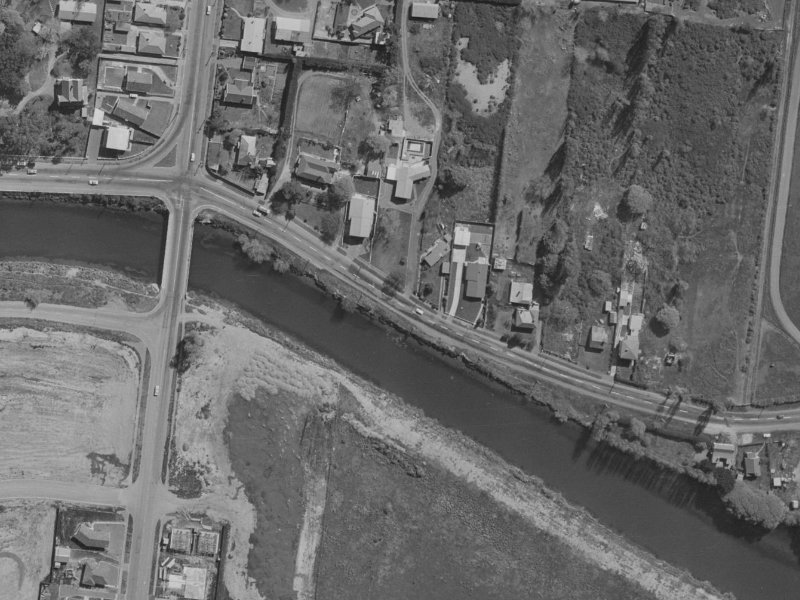 311B New Brighton Road from the air, 1970-1974