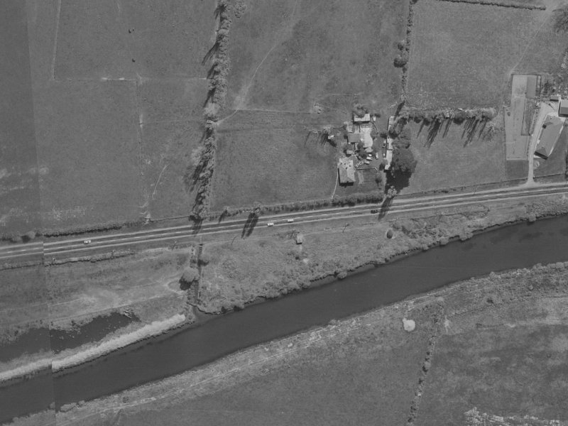 385–393 New Brighton Road from the air, 1970-1974