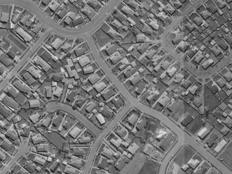 11 Ambleside Drive from the air, 1970-1974