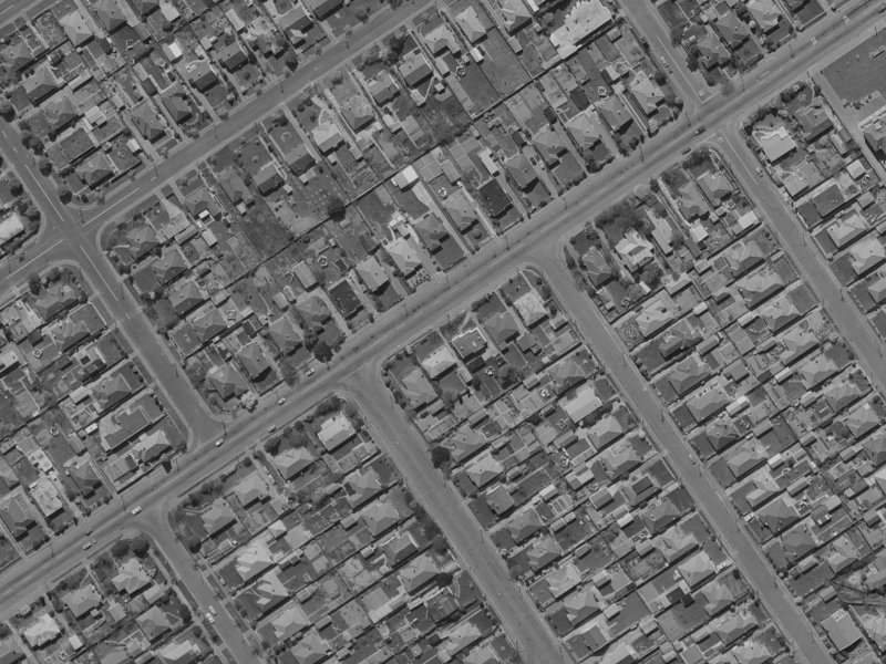 306 Innes Road from the air, 1970-1974