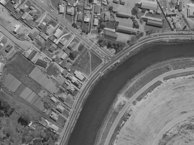 247 New Brighton Road from the air, 1970-1974