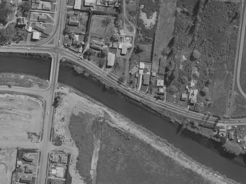 317 New Brighton Road from the air, 1970-1974