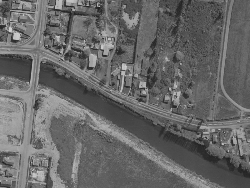 319 New Brighton Road from the air, 1970-1974