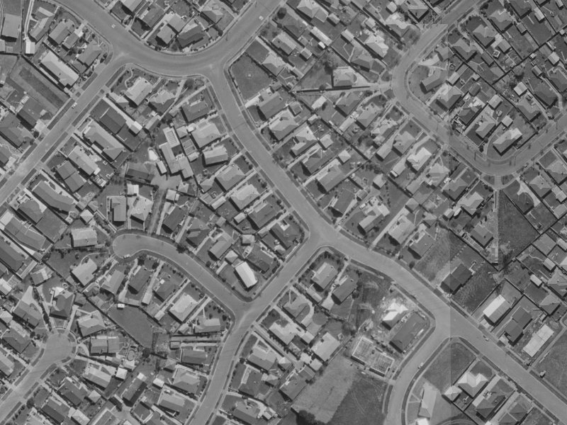15 Ambleside Drive from the air, 1970-1974