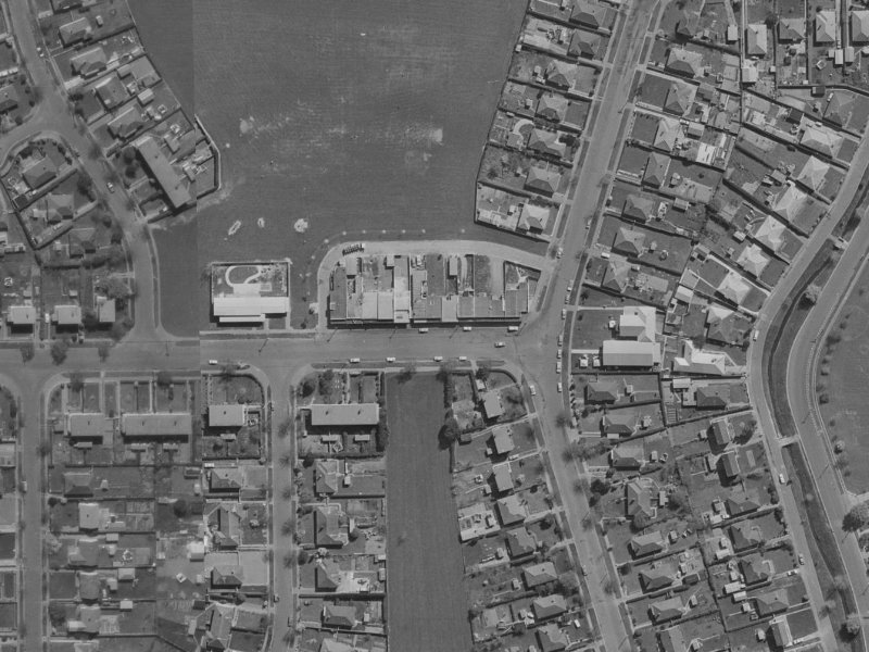 33 Acheson Avenue from the air, 1970-1974