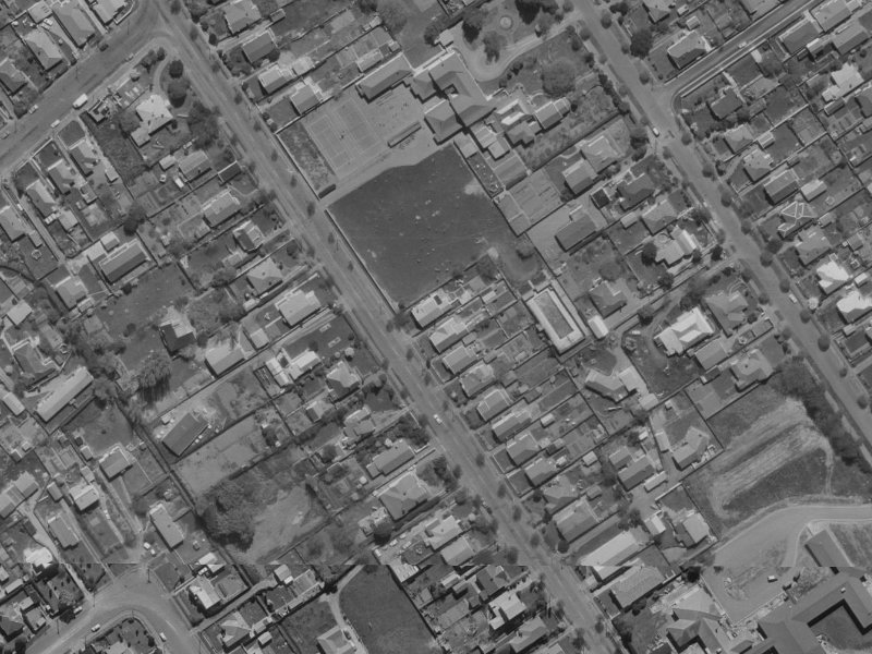 64 Condell Avenue from the air, 1970-1974