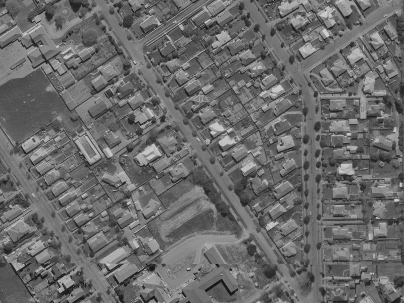 21 Saint James Avenue from the air, 1970-1974