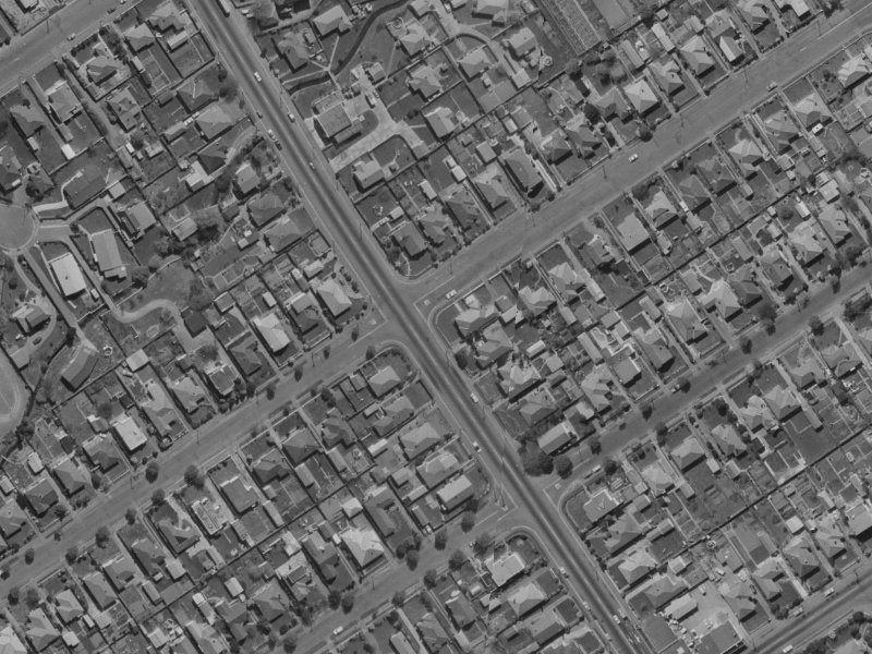 268 Cranford Street from the air, 1970-1974