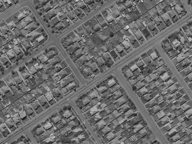 239 Innes Road from the air, 1970-1974