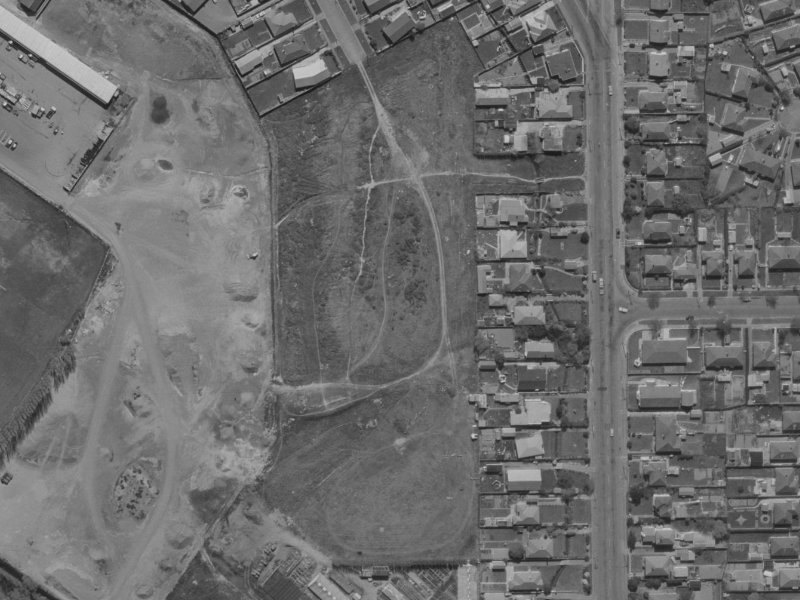 7A Fernbrook Place from the air, 1970-1974