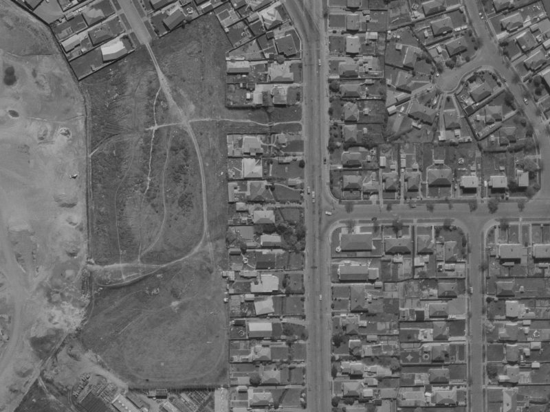 295 Hills Road from the air, 1970-1974