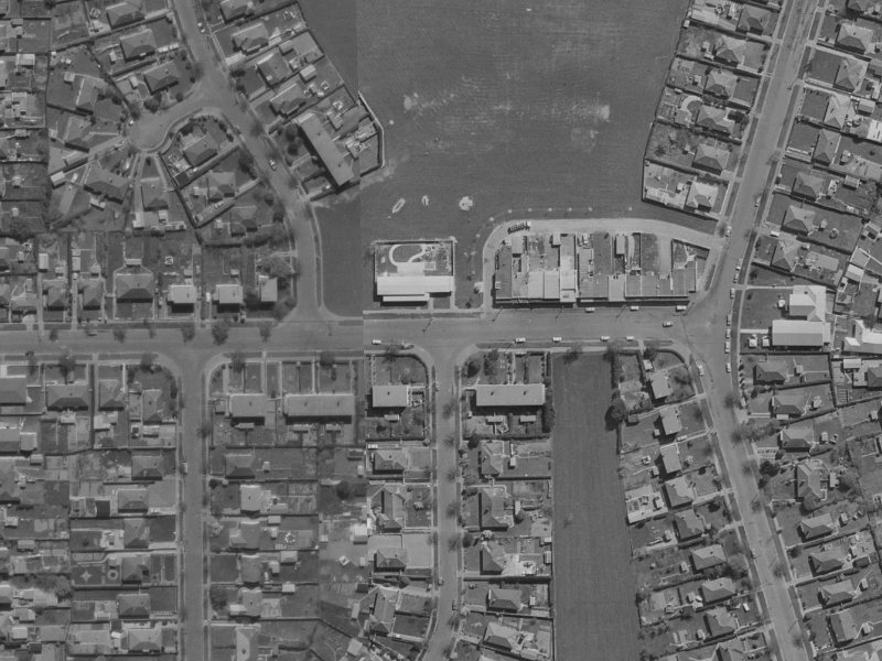 101 Riselaw Street from the air, 1970-1974
